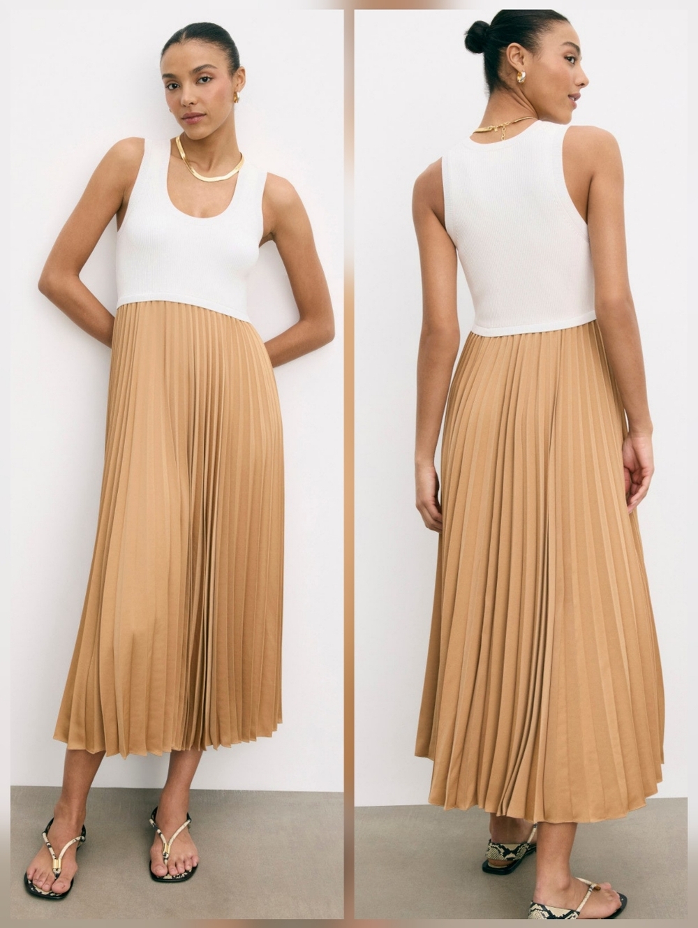 Cinq à Sept Parma Dress Scoop Neck Sleeveless Size S